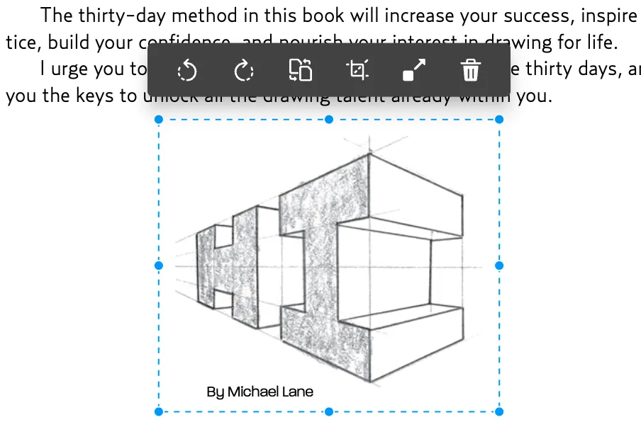 تعديل الصور في PDF in GoodPDF
